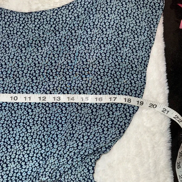 3 x 20$ Chic Blue Patterned Maxi Dress Size Medium - Picture 10 of 11